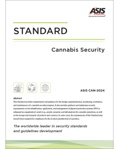 Cannabis Security Standard (ASIS CAN-2024) - eBook