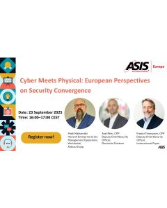 Cyber Meets Physical: European Perspectives on Security Convergence