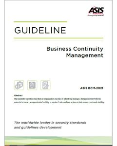 Business Continuity Management Guideline (Softcover)