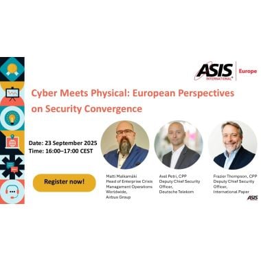 Cyber Meets Physical: European Perspectives on Security Convergence