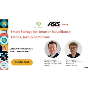 Smart Storage for Smarter Surveillance: Trends, Tech & Tomorrow Webinar