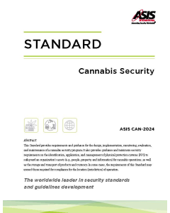 Cannabis Security Standard (ASIS CAN-2024) - eBook