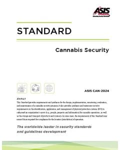 Cannabis Security Standard (ASIS CAN-2024)