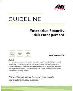 Enterprise Security Risk Management Guideline (ASIS ESRM-2019) - eBook