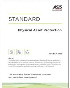 Physical Asset Protection Standard (ASIS PAP-2021) - eBook