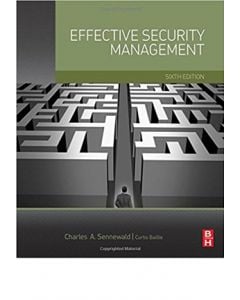 Effective Security Management, 6th Ed (Hardcover)