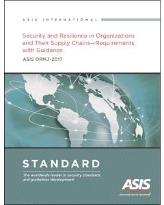 Security and Resilience in Organizations and their Supply Chains Standard - eBook