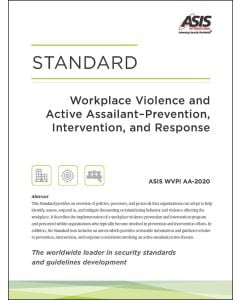 Workplace Violence and Active Assailant - Prevention, Intervention, and Response Standard (ASIS WVPI AA-2020) - eBook